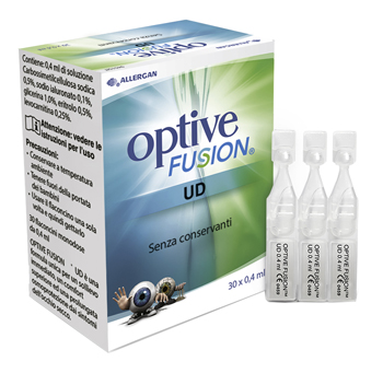 OPTIVE FUSION UD SOLUZIONE OFTALMICA STERILE 30 FLACONCINI MONODOSE 0,4 ML - Farmacia Mortise