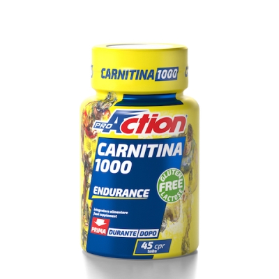 PROACTION CARNITINA 1000 45 COMPRESSE - Farmacia Mortise