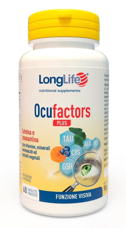 LONGLIFE OCUFACTORS PLUS 60 TAVOLETTE RIVESTITE - Farmacia Mortise