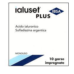 GARZA IMPREGNATA IALUSET FERITE E USTIONI NON INFETTE 10X10 CM 10 PEZZI - Farmacia Mortise