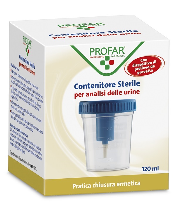 CONTENITORE URINE PROFAR CON TAPPO DI SICUREZZA 120ML - Farmacia Mortise