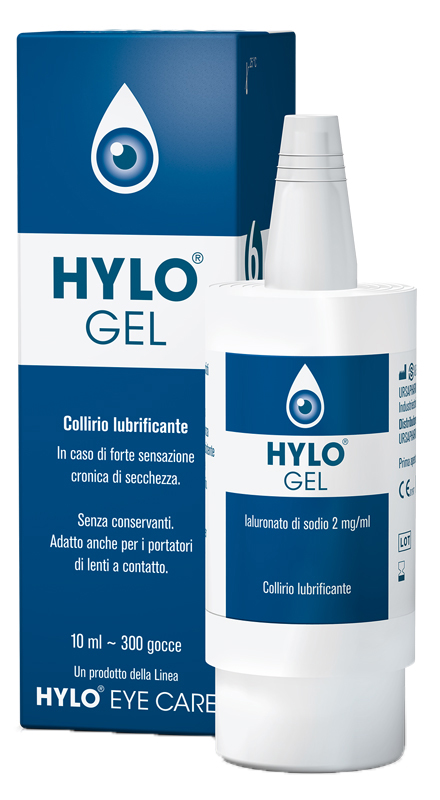 HYLO-GEL COLLIRIO LUBRIFICANTE ACIDO IALURONICO 0,2% 10 ML - Farmacia Mortise