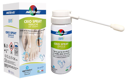 CRIO SPRAY VERRUCHE MASTER-AID FOOTCARE 50 ML E1 - Farmacia Mortise