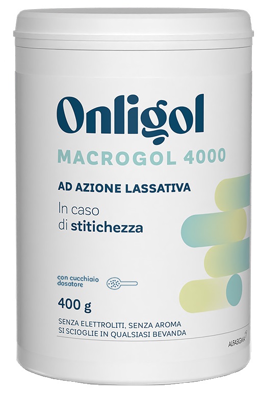ONLIGOL MACROGOL 4000 400 G SENZA ZUCCHERO - Farmacia Mortise