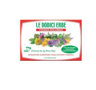 LE DODICI ERBE 20 BUSTINE - Farmacia Mortise