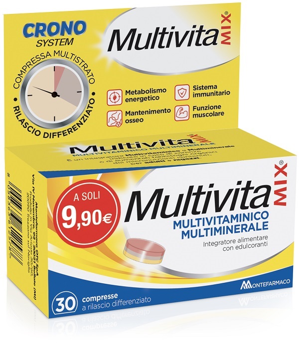 MULTIVITAMIX CRONO 30 COMPRESSE - Farmacia Mortise
