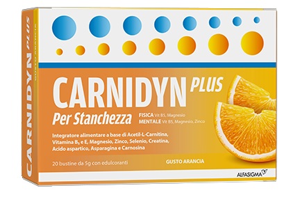 CARNIDYN PLUS 20 BUSTINE DA 5 G GUSTO ARANCIA - Farmacia Mortise