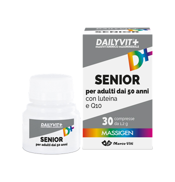 MASSIGEN SENIOR MULTIVITAMINICO E MULTIMINERALE 30 COMPRESSE RIVESTITE - Farmacia Mortise
