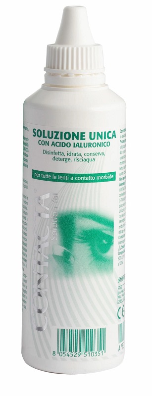 SOLUZIONE OCULARE CON ACIDO IALURONICO CONTACTA 100 ML MARCHIO CE - Farmacia Mortise