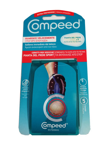 COMPEED VESCICHE PIANTA PIEDE 5 CEROTTI - Farmacia Mortise