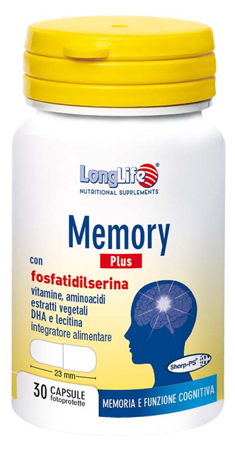 LONGLIFE MEMORY PLUS 30 CAPSULE FOTOPROTETTE - Farmacia Mortise