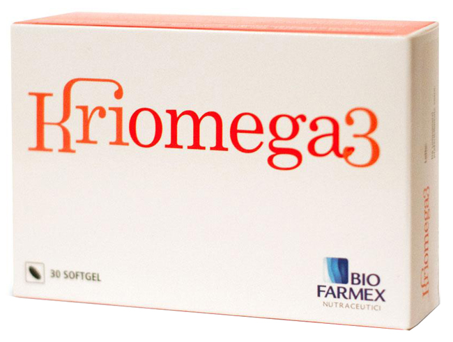 KRIOMEGA 3 30 CAPSULE SOFTGEL - Farmacia Mortise