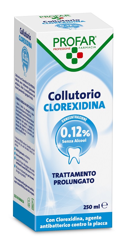 COLLUTORIO CLOREXIDINA 0,12% 250 ML PROFAR - Farmacia Mortise