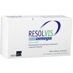 GOCCE OCULARI RESOLVIS OMEGA 20 FIALE MONODOSE 0,25 ML - Farmacia Mortise