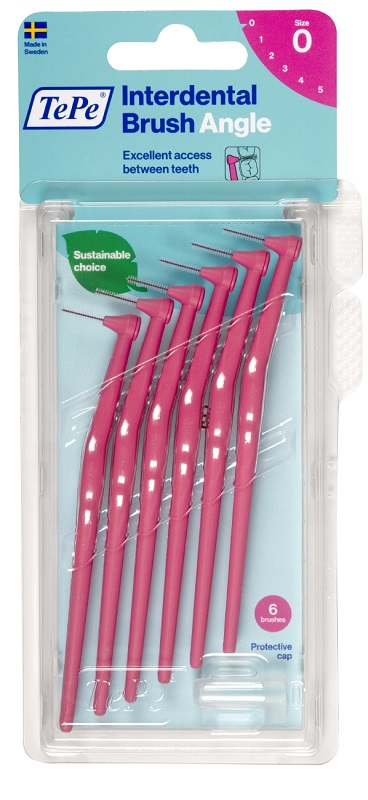 TEPE ANGLE SCOVOLINO ROSA 0,4MM 6 PEZZI - Farmacia Mortise