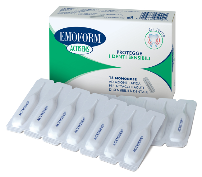 EMOFORM ACTISENS GEL 15 FIALE DA 2 ML - Farmacia Mortise
