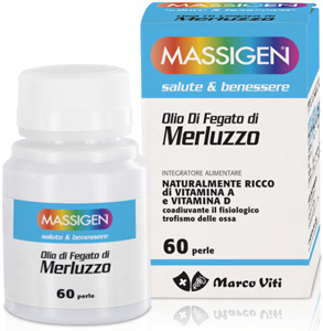 MASSIGEN OLIO DI FEGATO DI MERLUZZO 60 PERLE - Farmacia Mortise