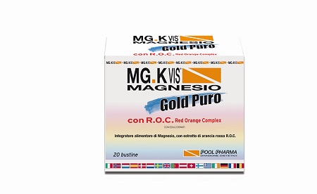 MGK VIS MAGNESIO GOLD PURO 20 BUSTE - Farmacia Mortise