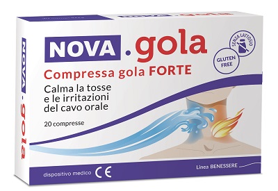 NOVA GOLA COMPRESSA GOLA FORTE 20 COMPRESSE - Farmacia Mortise