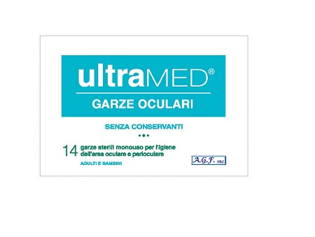 GARZA OCULARE ULTRAMED 14 PEZZI - Farmacia Mortise