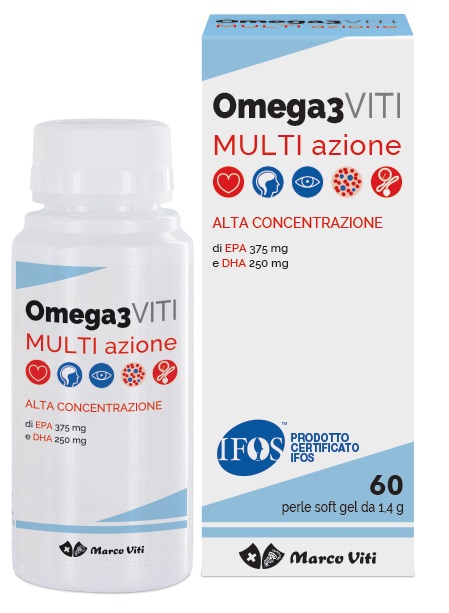 VITI OMEGA3 MULTIAZIONE 60 PERLE - Farmacia Mortise