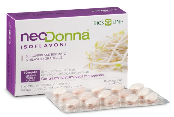 BIOSLINE NEODONNA ISOFLAVONI 60 COMPRESSE - Farmacia Mortise