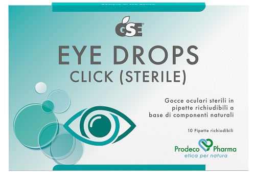 GSE EYE DROPS CLICK GOCCE OCULARI 10 PIPETTE 0,5 ML - Farmacia Mortise