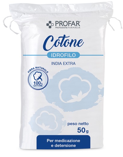 COTONE IDROFILO PROFAR INDIA EXTRA 50G - Farmacia Mortise