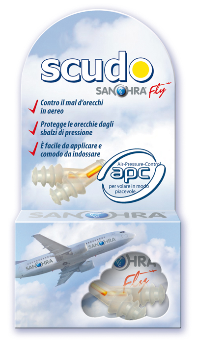 SCUDO SANOHRA FLY FILTRO AURICOLARE 2 PEZZI - Farmacia Mortise