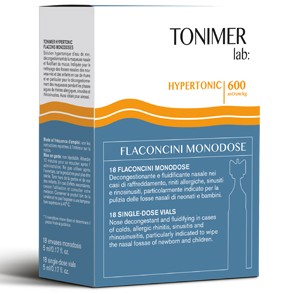 TONIMER HYPERTONIC LAVAGGIO NASALE 18 FLACONCINI - Farmacia Mortise