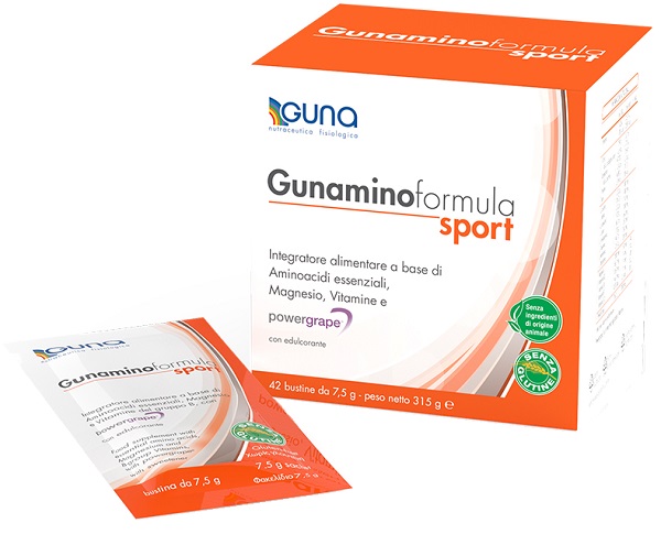GUNAMINOFORMULA SPORT 42 BUSTE 315 G - Farmacia Mortise
