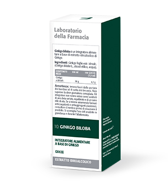LABORATORIO DELLA FARMACIA GINKGO ESTRATTO IDROALCOLICO 50 ML - Farmacia Mortise