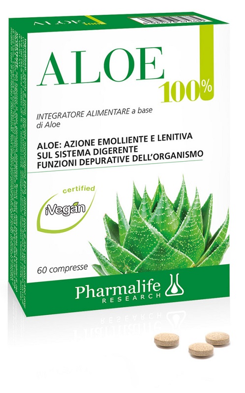 ALOE 100% 60 COMPRESSE - Farmacia Mortise