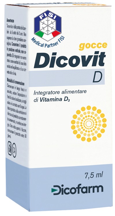 DICOVIT D VITAMINA D3 7,5 ML - Farmacia Mortise