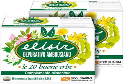 ELISIR DEPURATIVO AMBROSIANO 20 COMPRESSE 5,3 G - Farmacia Mortise