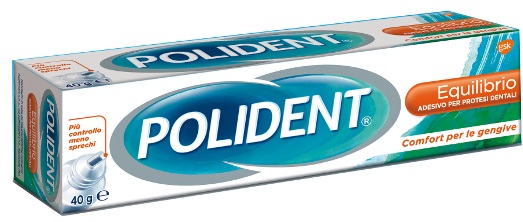 POLIDENT EQUILIBRIO ADESIVO PER PROTESI DENTARIA 40 G - Farmacia Mortise