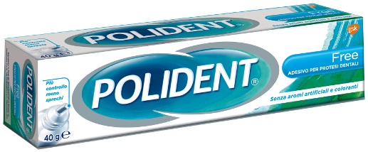POLIDENT FREE ADESIVO PER PROTESI DENTARIA 40 G - Farmacia Mortise