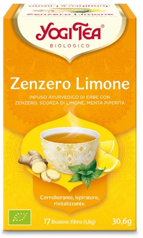 YOGI TEA ZENZERO LIMONE 31 G - Farmacia Mortise