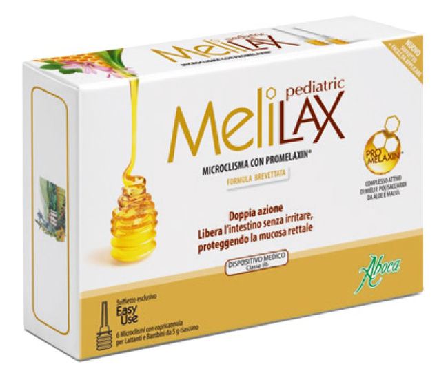 MELILAX PEDIATRIC MICROCLISMI 6 PEZZI 5 G - Farmacia Mortise