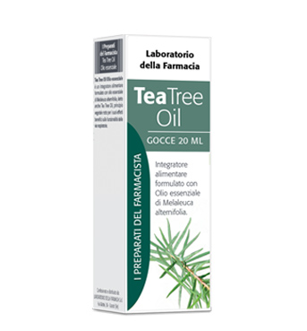 LABORATORIO DELLA FARMACIA TEA TREE OIL OLIO ESSENZIALE GOCCE 20 ML - Farmacia Mortise
