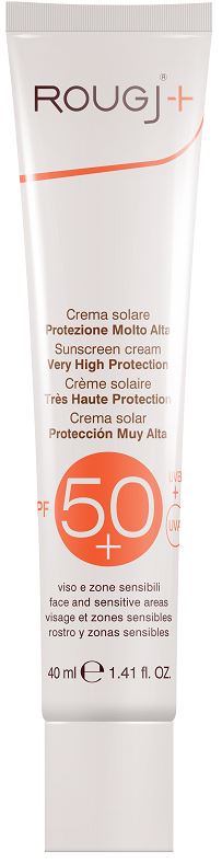 ROUGJ CREMA SOLARE VISO SPF 50+ PROTEZIONE MOLTO ALTA 40 ML - Farmacia Mortise