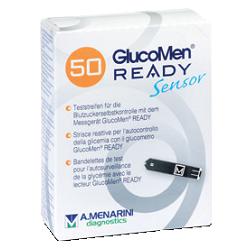 STRISCE MISURAZIONE GLICEMIA GLUCOMEN READY SENSOR 50 PEZZI - Farmacia Mortise