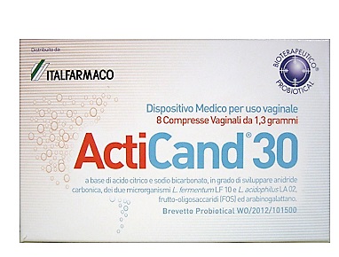 ACTICAND 30 8 COMPRESSE VAGINALI - Farmacia Mortise