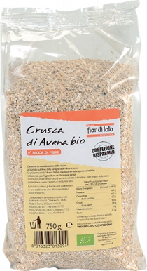 CRUSCA DI AVENA BIO 750 G - Farmacia Mortise