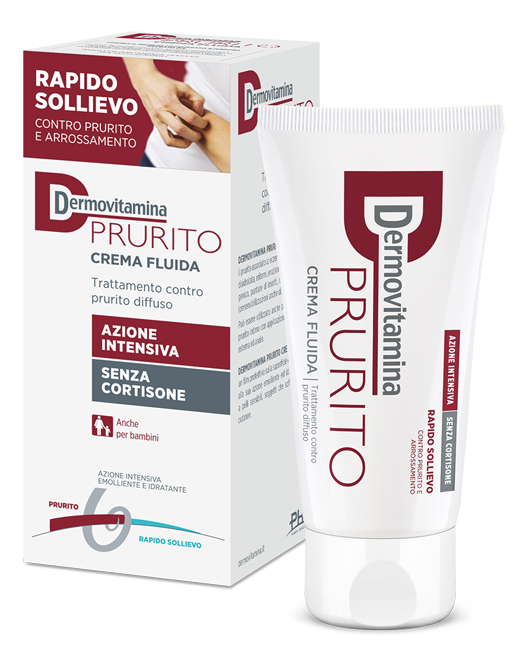 DERMOVITAMINA PRURITO CREMA FLUIDA AZIONE INTENSIVA SENZA CORTISONE 150 ML - Farmacia Mortise