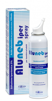 ALUNEB SOLUZIONE IPERTONICA 3% SPRAY NASALE 125 ML - Farmacia Mortise