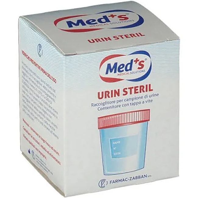 CONTENITORE MEDS URINA STERILE SOTTOVUOTO 120 ML - Farmacia Mortise