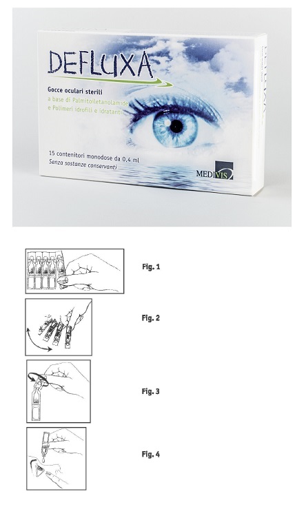 DEFLUXA GOCCE OCULARI 15 CONTENITORI MONODOSE DA 0,4 ML - Farmacia Mortise