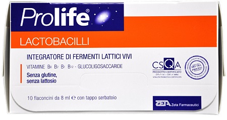 PROLIFE LACTOBACILLI 10 FLACONCINI 8 ML - Farmacia Mortise