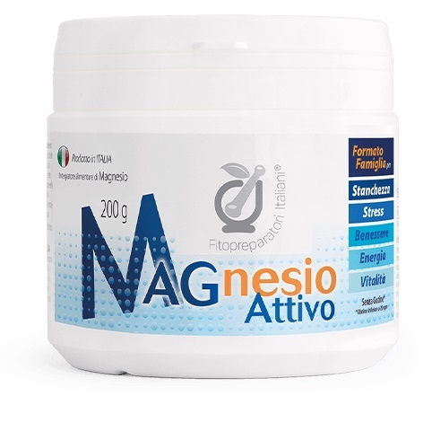 FITOPREPARATORI ITALIANI MAGNESIO ATTIVO 200 G - Farmacia Mortise